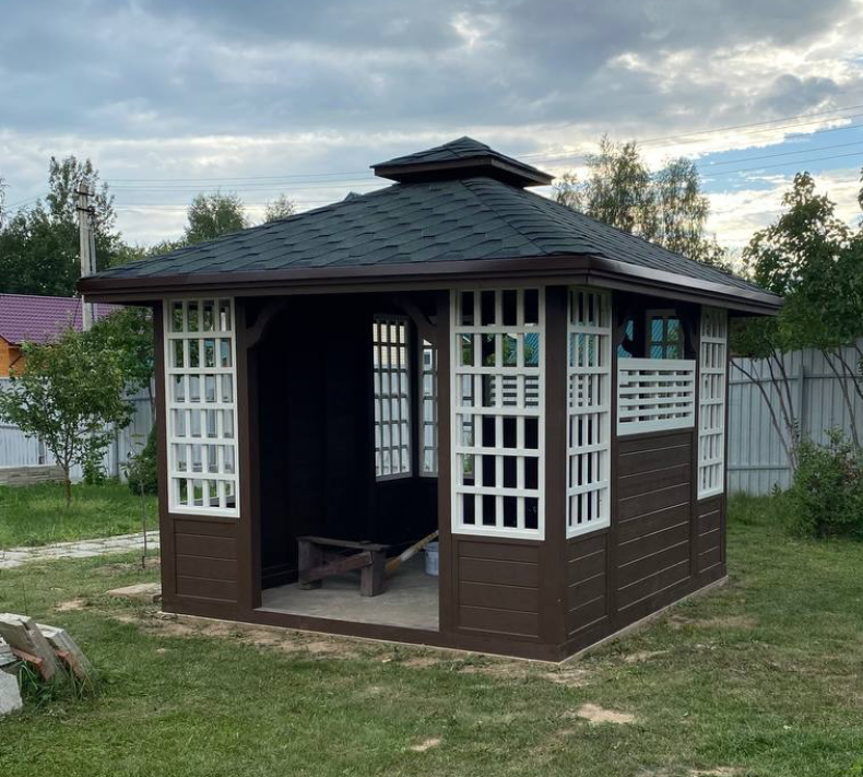 Квадратная беседка АРНИКА