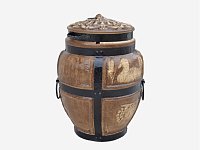 Тандыр керамический Барельеф Утка средний