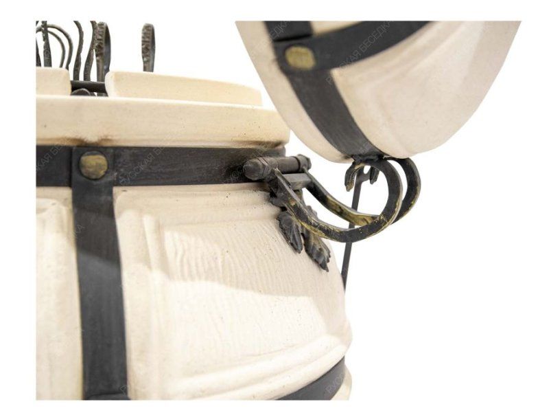 Тандыр керамический ТехноКерамика Гектор с откидной крышкой (в комплекте подставка)