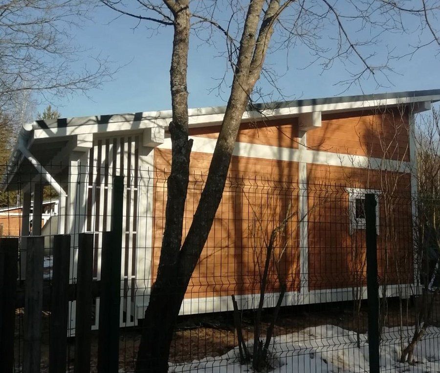 Гараж односкатный с хозблоком Вилюйск