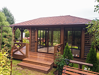 Застекленная беседка КАННА