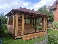 Закрытая беседка Гринхаус 4х5 Плюс