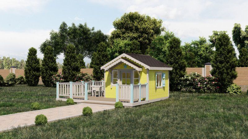 Детский домик Солнышко