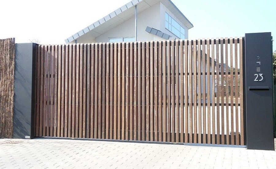 Забор №4 - штакетник узкий