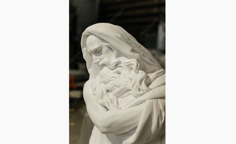 Скульптура Посейдона (белый)