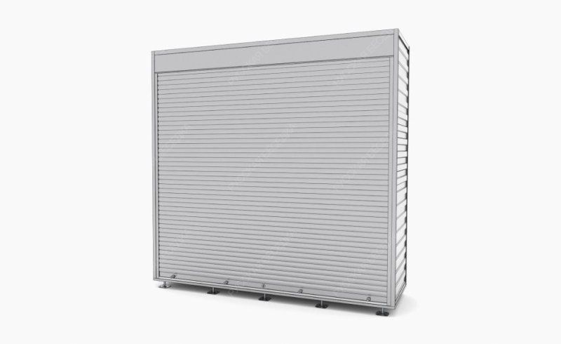 Металлический шкаф 2,40x2,40 разборный