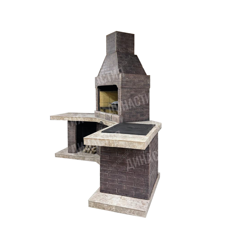 Печь № 17 — Барбекю комплекс угловой