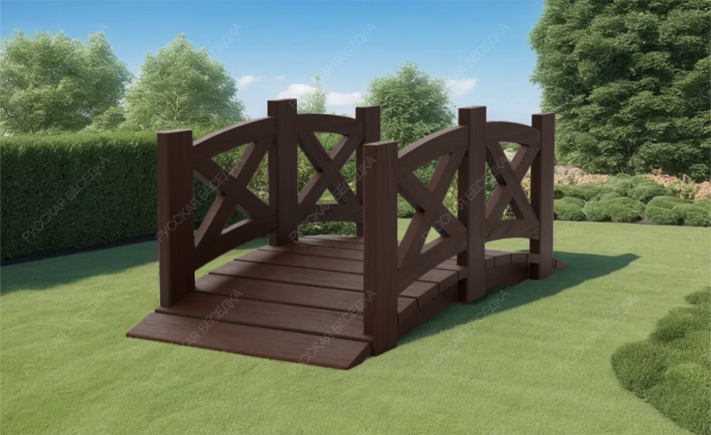 Декоративный мостик Лебедево