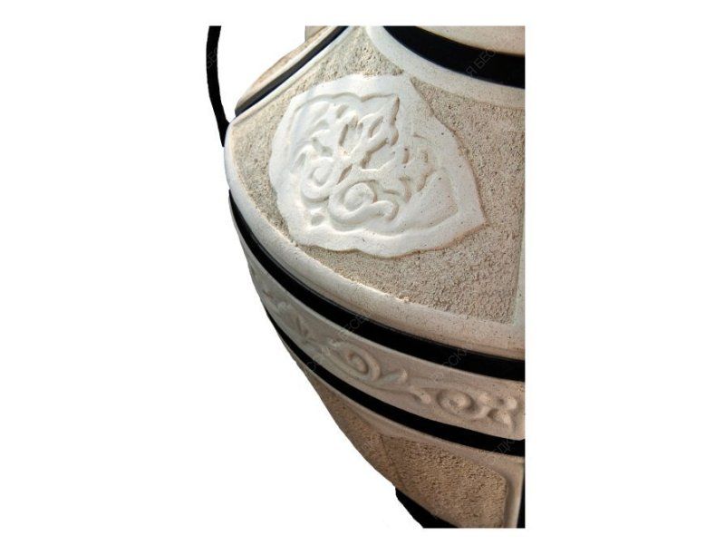 Тандыр керамический Амфора Аладдин с откидной крышкой