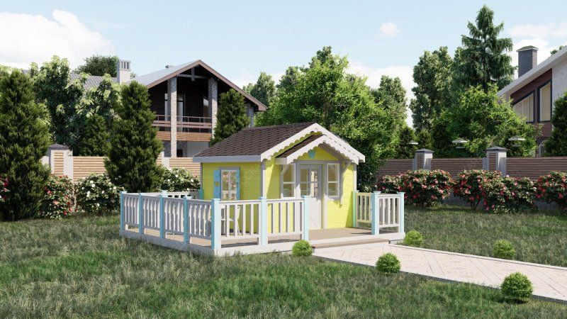 Детский домик Солнышко