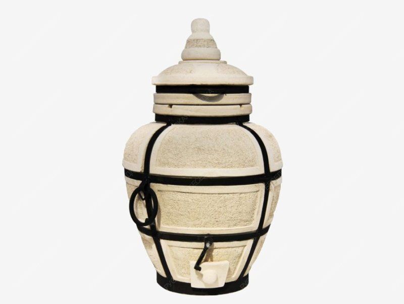 Тандыр керамический Амфора Большой с откидной крышкой