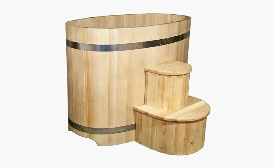 Купель овальная из кедра Ol140 1.5х0.78х1.2