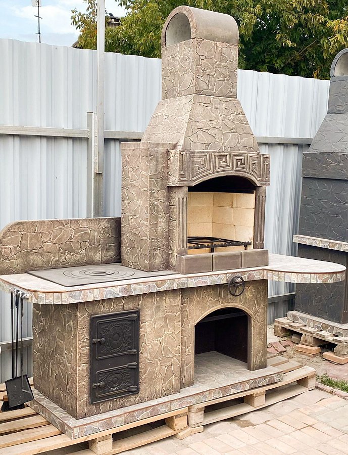 Печь № 15 — Барбекю с печью под казан