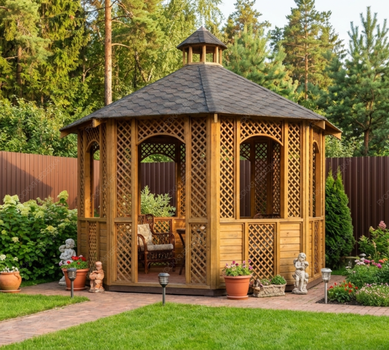 Восьмигранная беседка Оникс