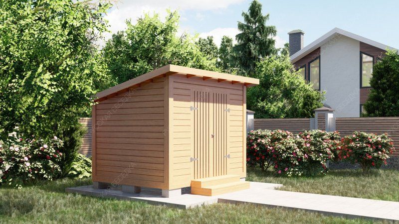 Бытовка деревянная Лобня