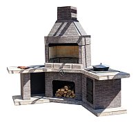 Печь № 17 — Барбекю комплекс угловой