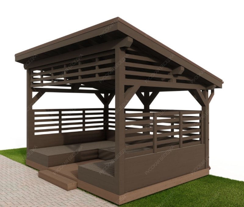 Прямоугольная беседка ГРАНАДА