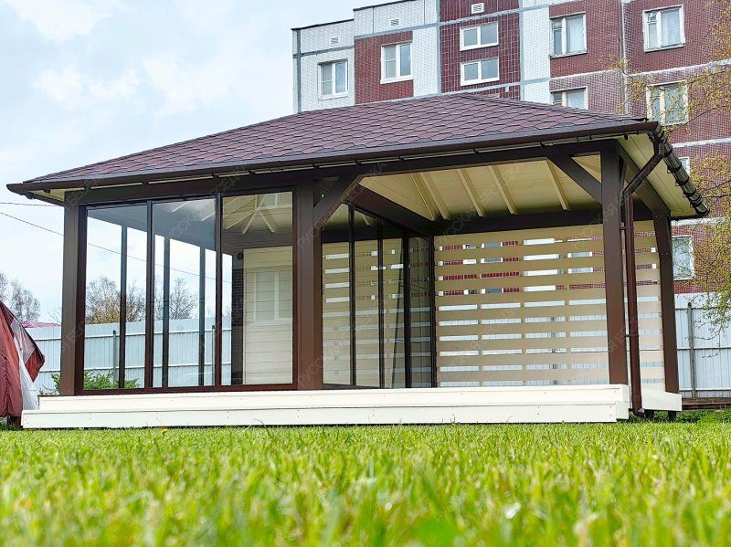 Застекленная беседка МОНБЛАН