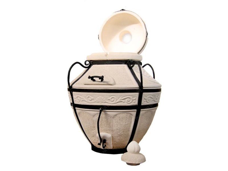 Тандыр керамический Амфора Аладдин с откидной крышкой