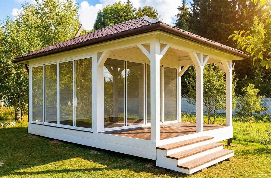 Застекленная беседка ПАЛЕРМО