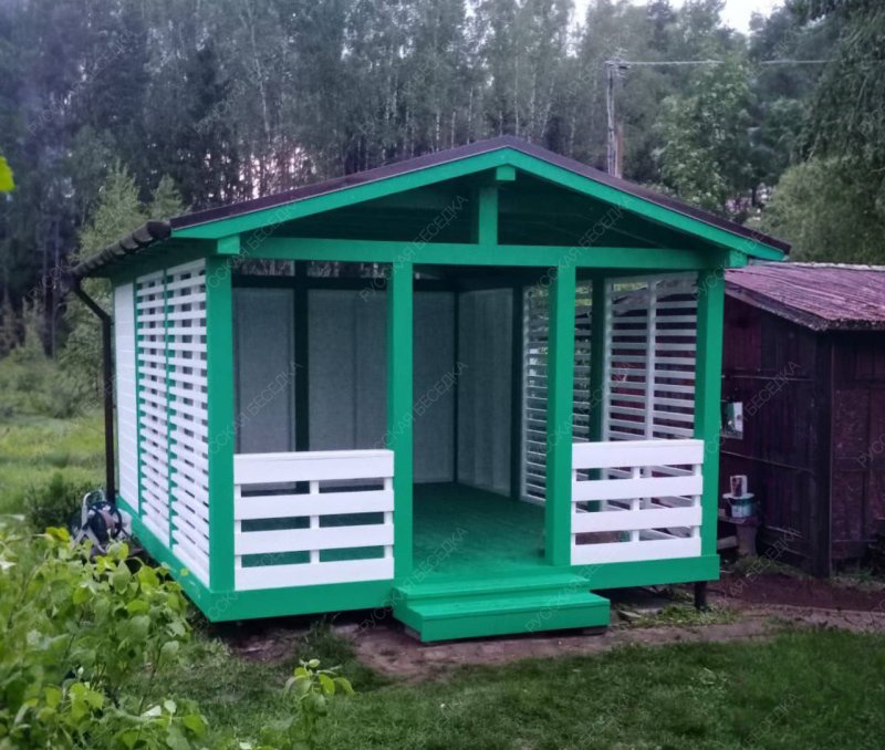 Прямоугольная беседка Концепт 5х4