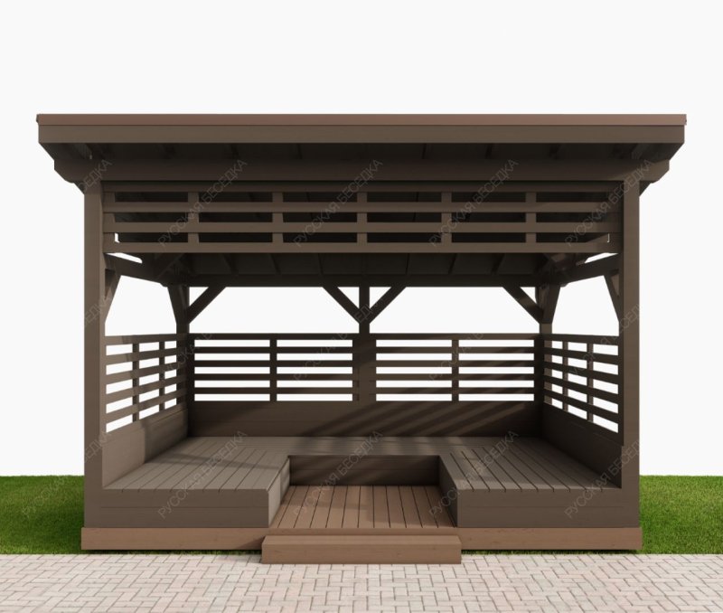 Прямоугольная беседка ГРАНАДА