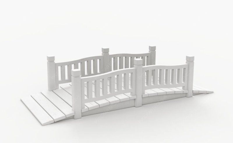 Декоративный мостик Луговая