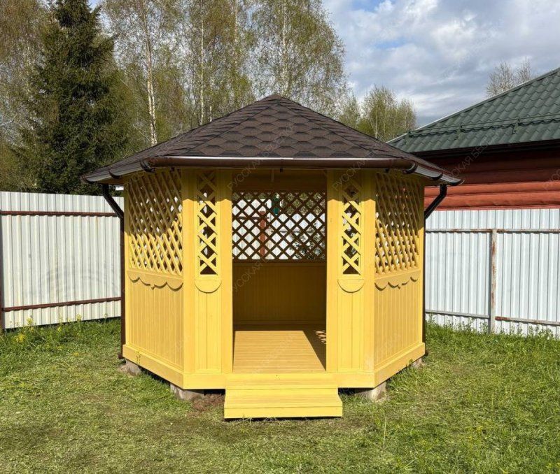 Шестигранная беседка ФЛОРА