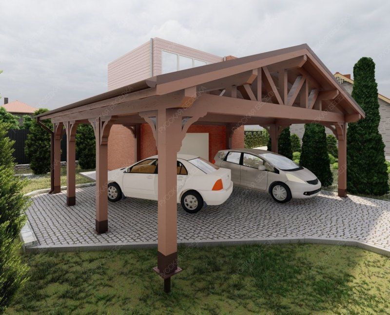 Навес для машин ВУДЛЕНД